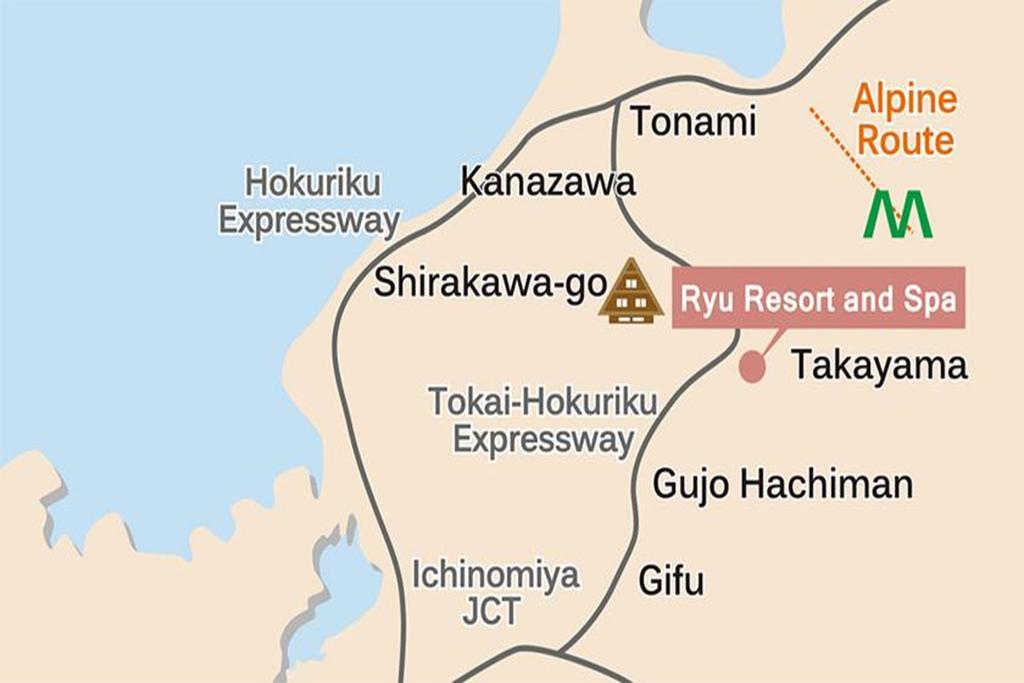Hotel Ryu Resort And Spa Takayama  Eksteriør bilde